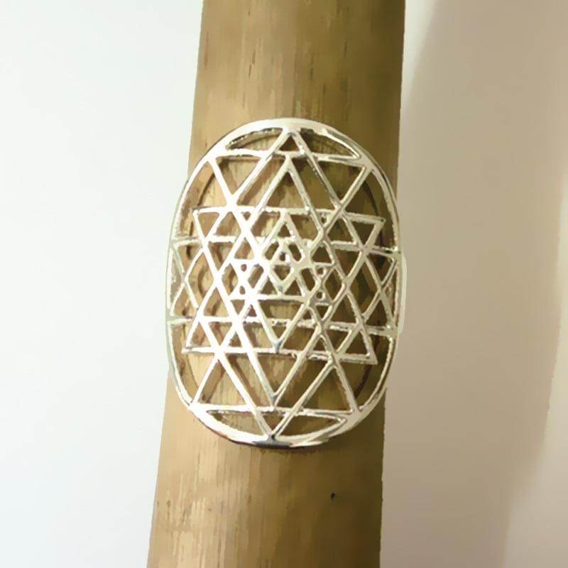 Grand Gong Tibétain Artisanal – Mandala Shree Yantra & Arbre De Vie (Bronze)