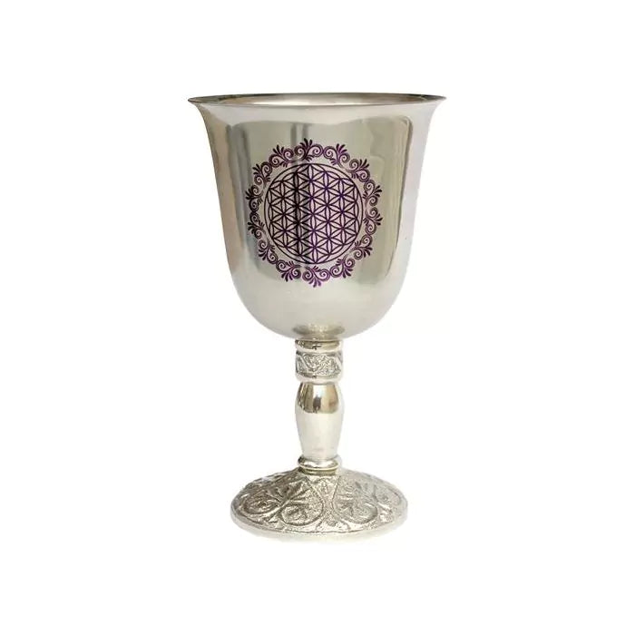 Calice Fleur de Vie – Violet (grand modèle) Mandala Fleur de vie