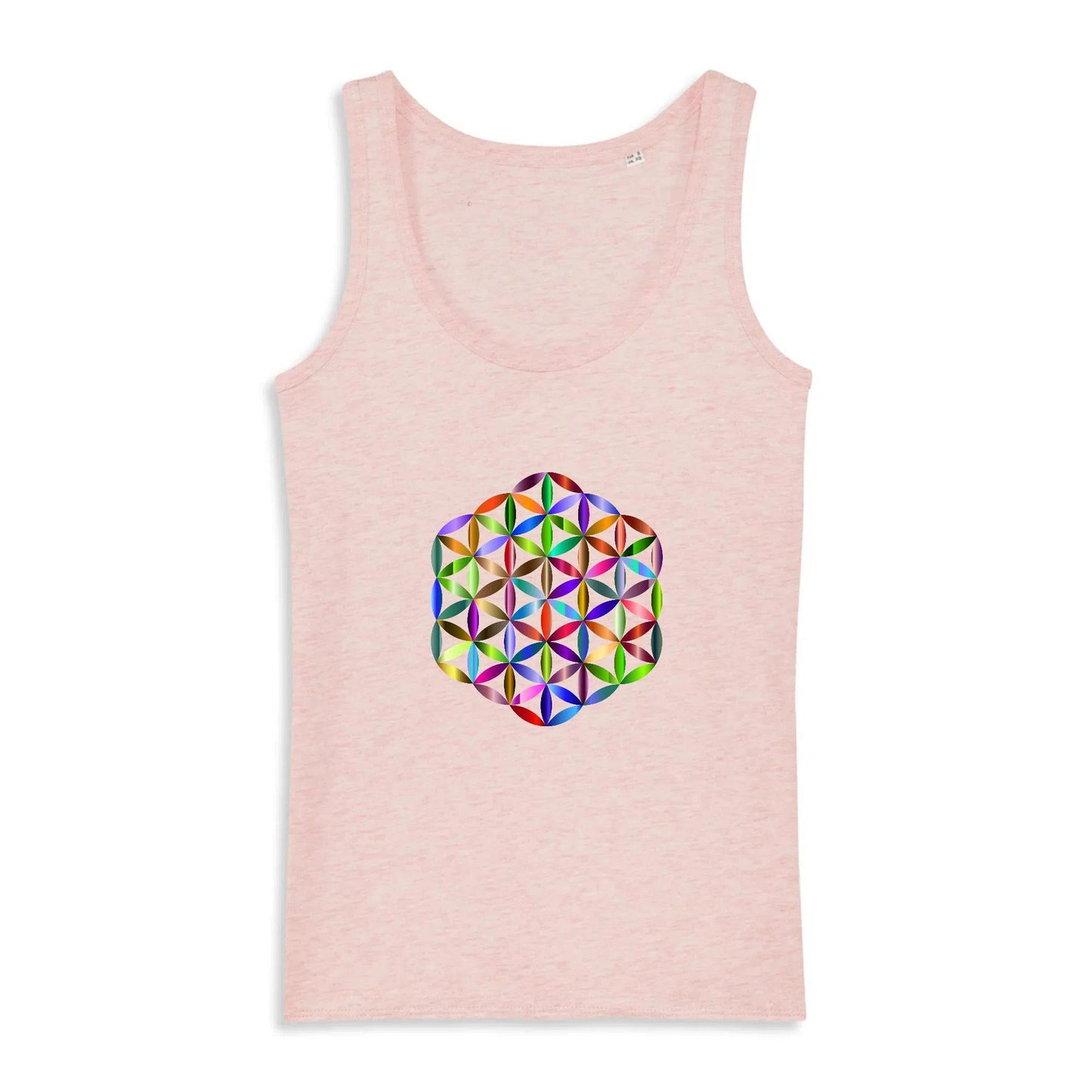 Débardeur Femme imprimé Fleur de Vie Rainbow - Mandala Fleur de Vie Mandala Fleur de vie