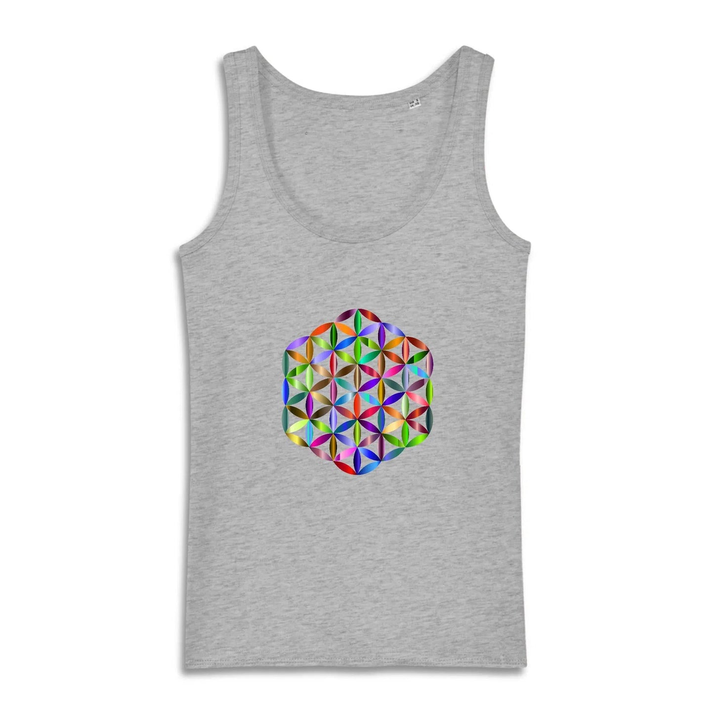 Débardeur Femme imprimé Fleur de Vie Rainbow - Mandala Fleur de Vie Mandala Fleur de vie