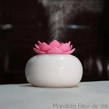 Diffuseur d'Huile Essentielle en Céramique <br> Fleur de Lotus