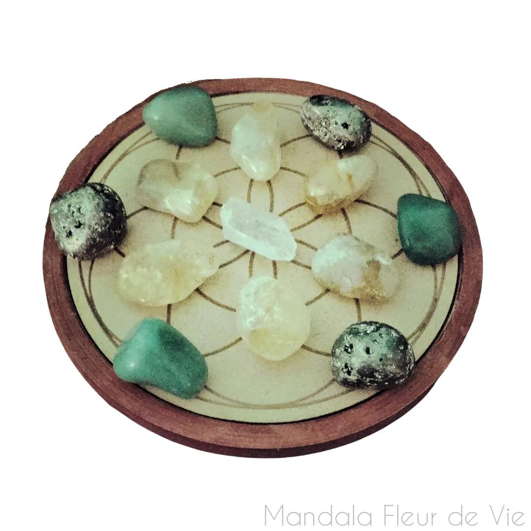 grille de cristaux prosperite