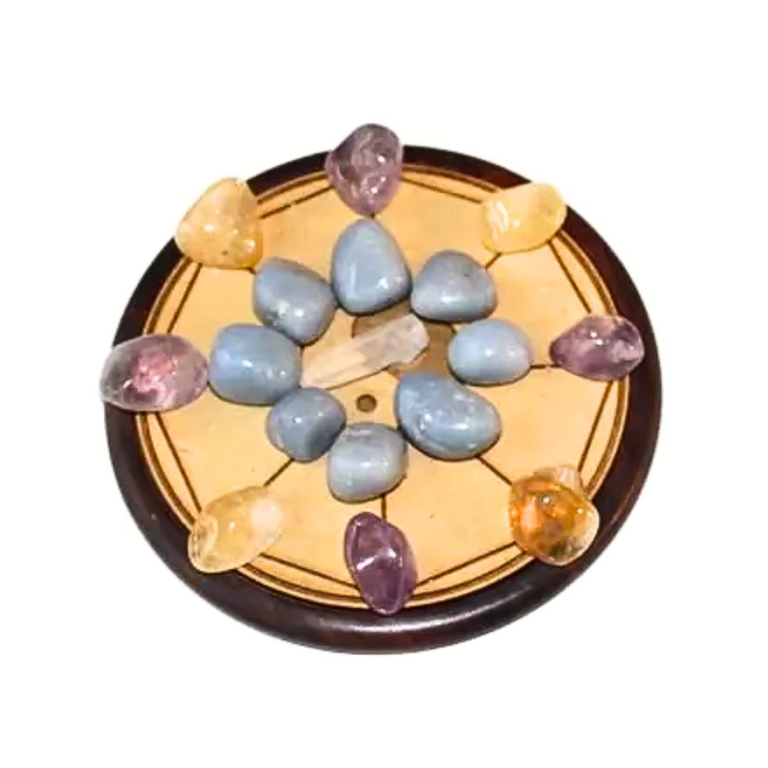 grille de cristaux feng shui