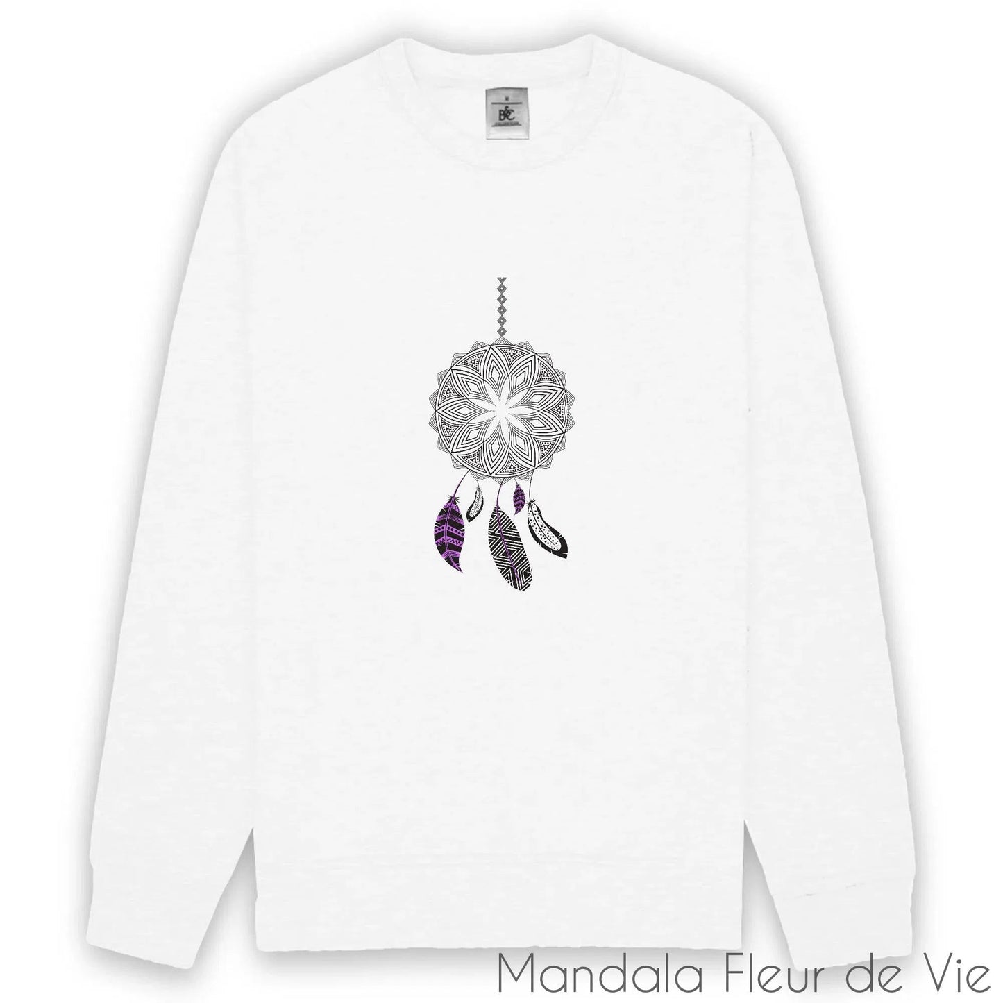 Sweat Mandala Attrape Rêves Mandala Fleur de vie