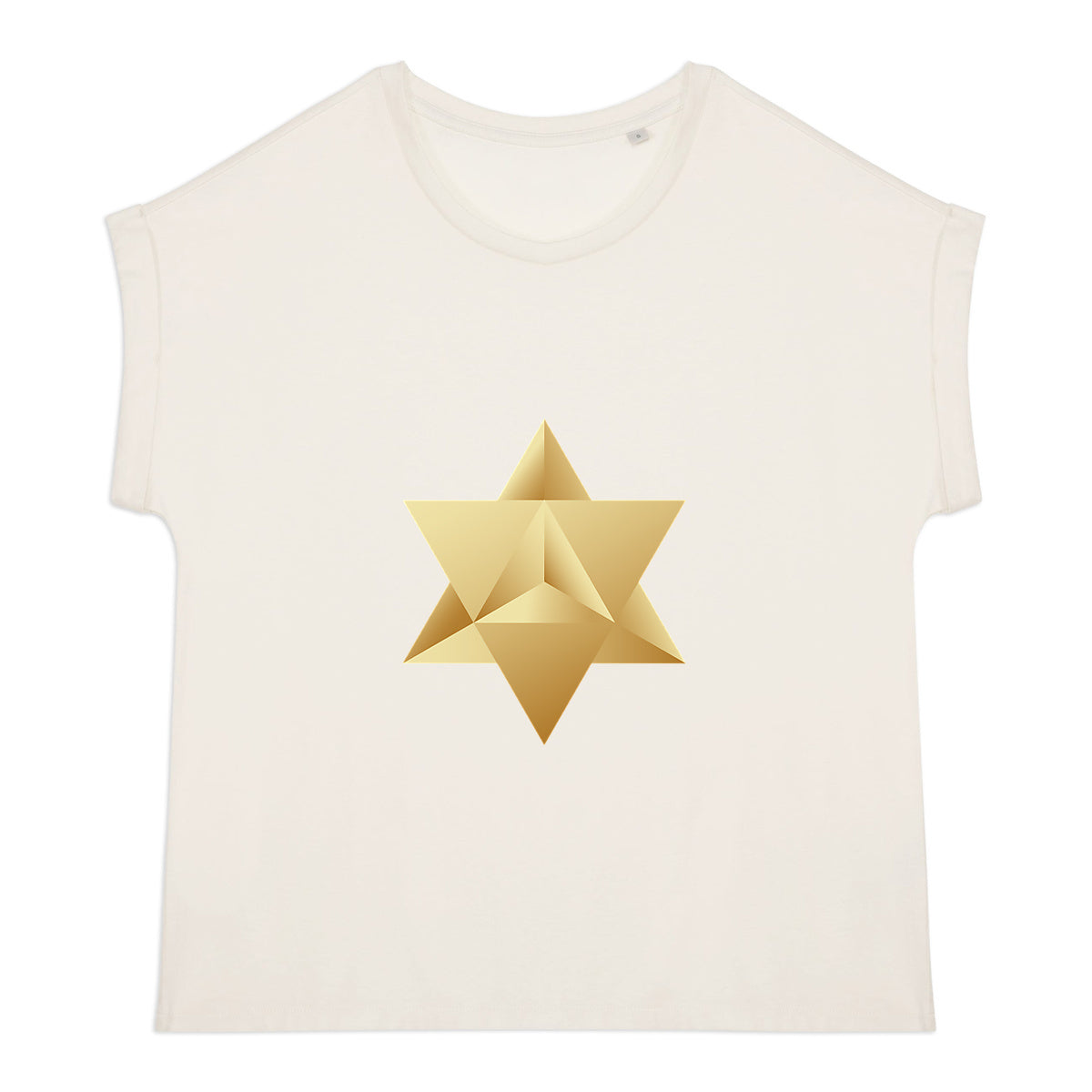 T-Shirt en Coton Bio - Merkaba Or