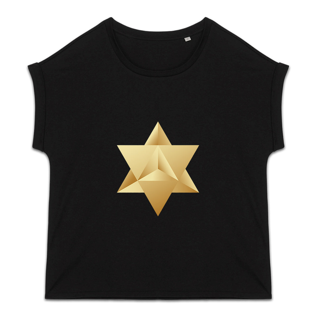 T-Shirt en Coton Bio - Merkaba Or