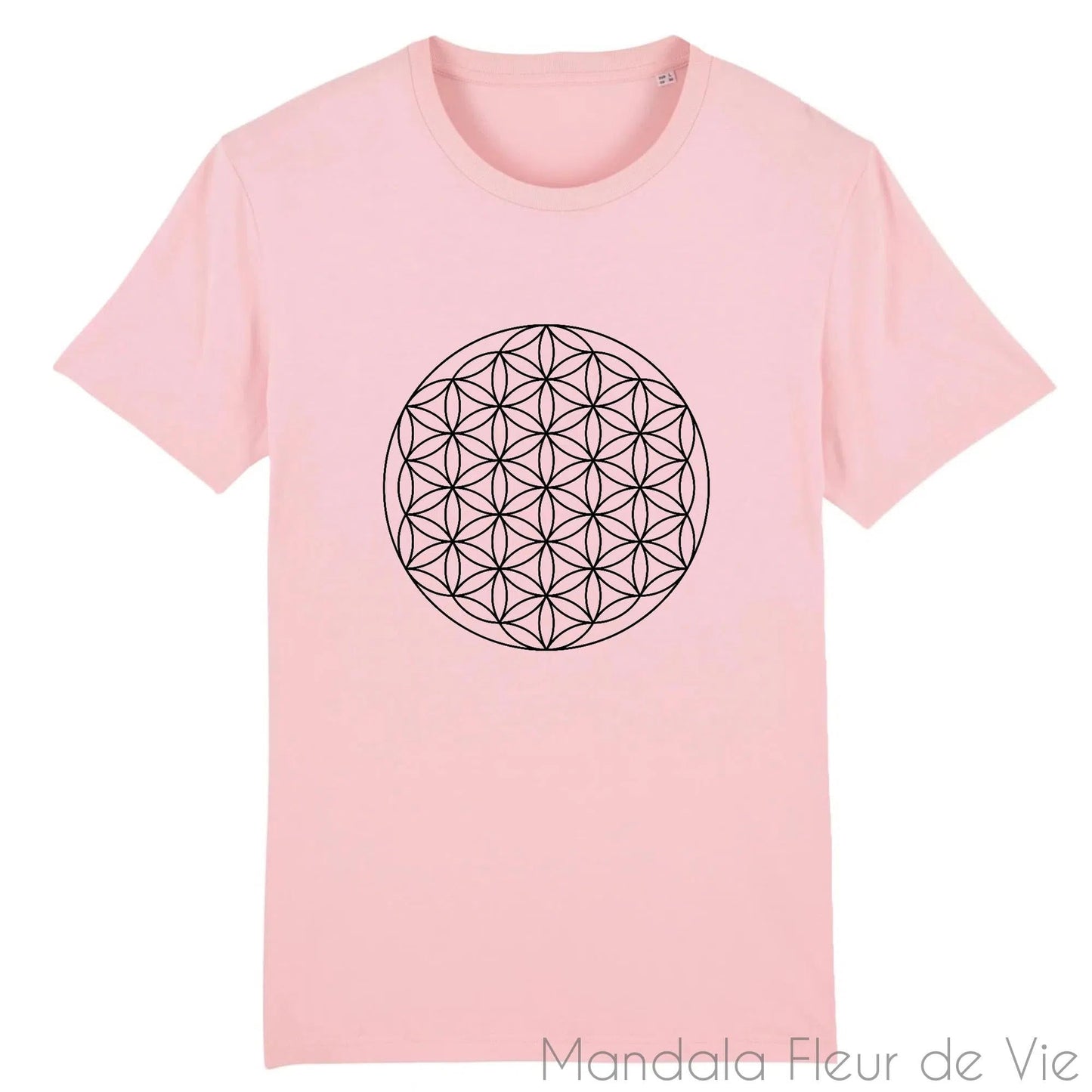 T Shirt Fleur de Vie Noire