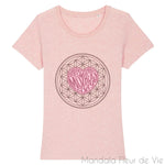 T Shirt Mandala Fleur de Vie "Happy Mother's Day"