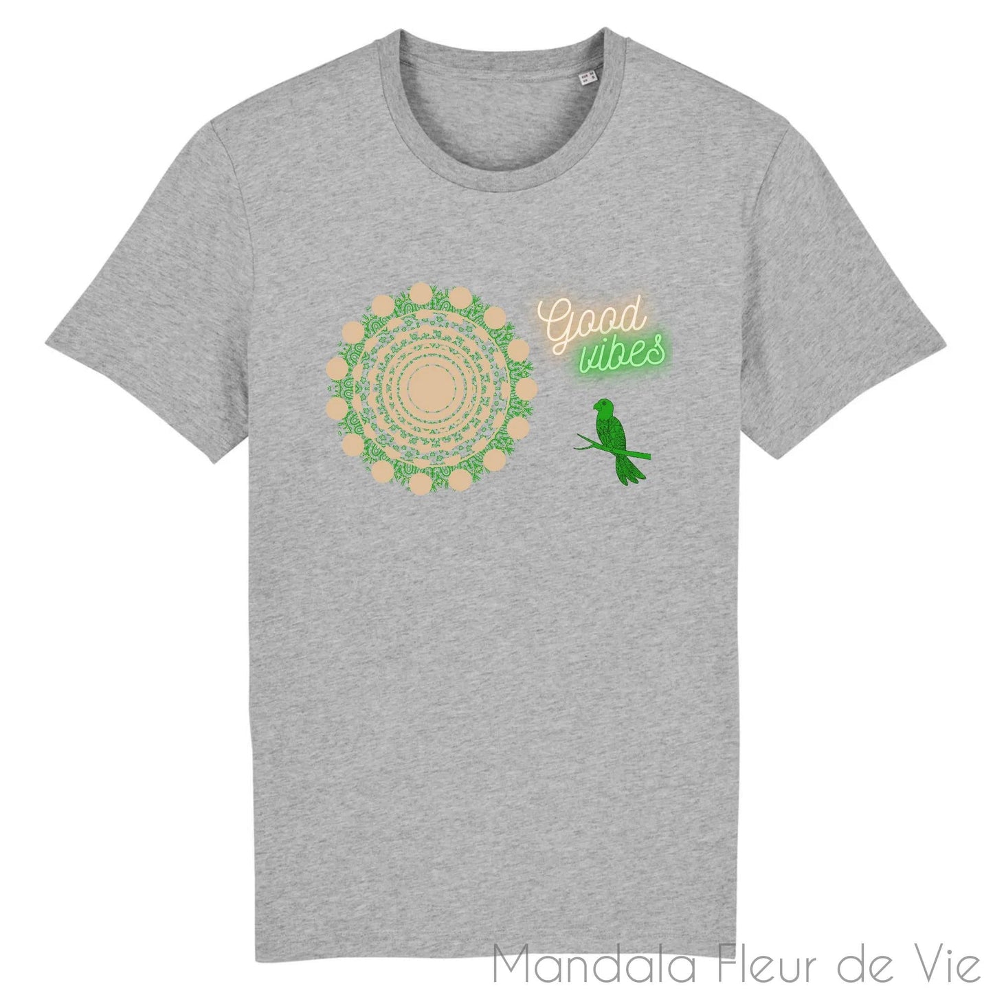 Tee Shirt Mandala Good Vibes