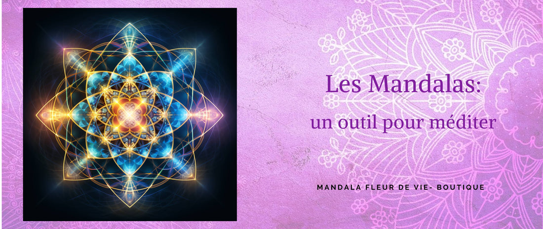 Intégrer des Mandalas dans votre pratique de méditation - Mandala Fleur de vie