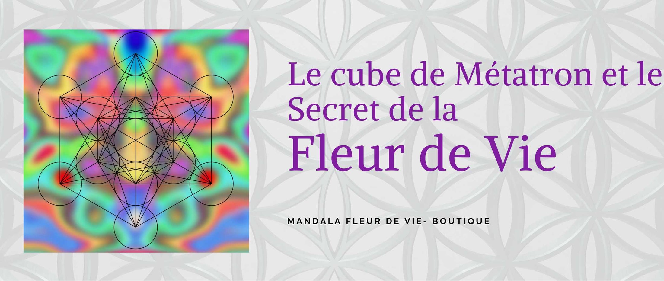 Cube de Métatron et Secret de la Fleur de Vie| Mandala Fleur de vie