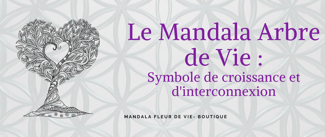 Le Mandala Arbre de Vie : Symbole de Croissance et d'Interconnexion - Mandala Fleur de vie