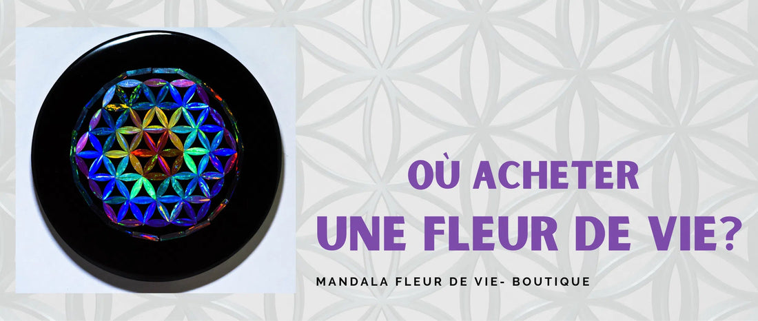 Où acheter une Fleur de Vie? - Mandala Fleur de vie