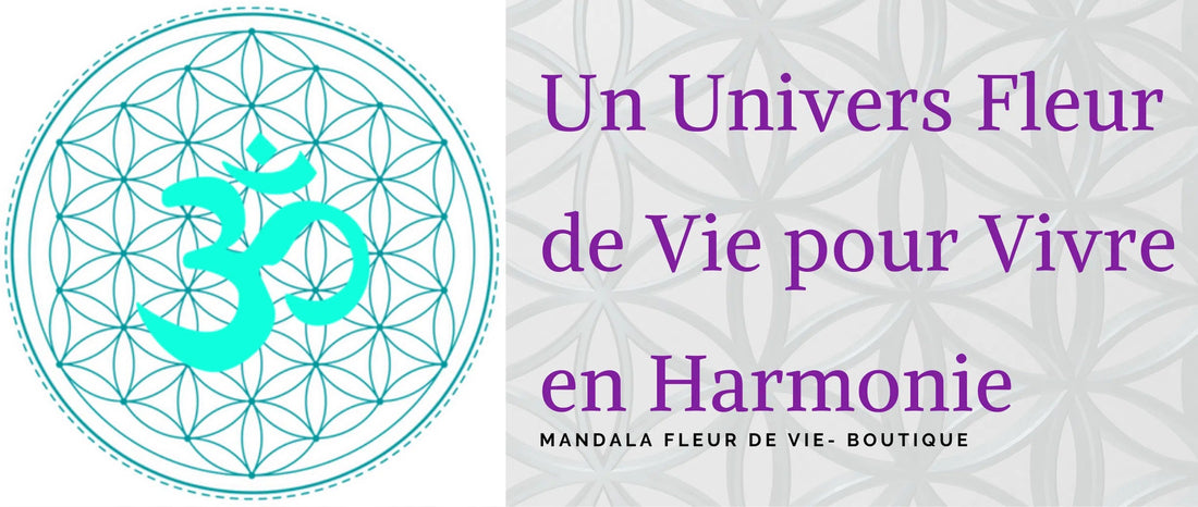 Un univers fleur de vie pour vivre en harmonie - Mandala Fleur de vie