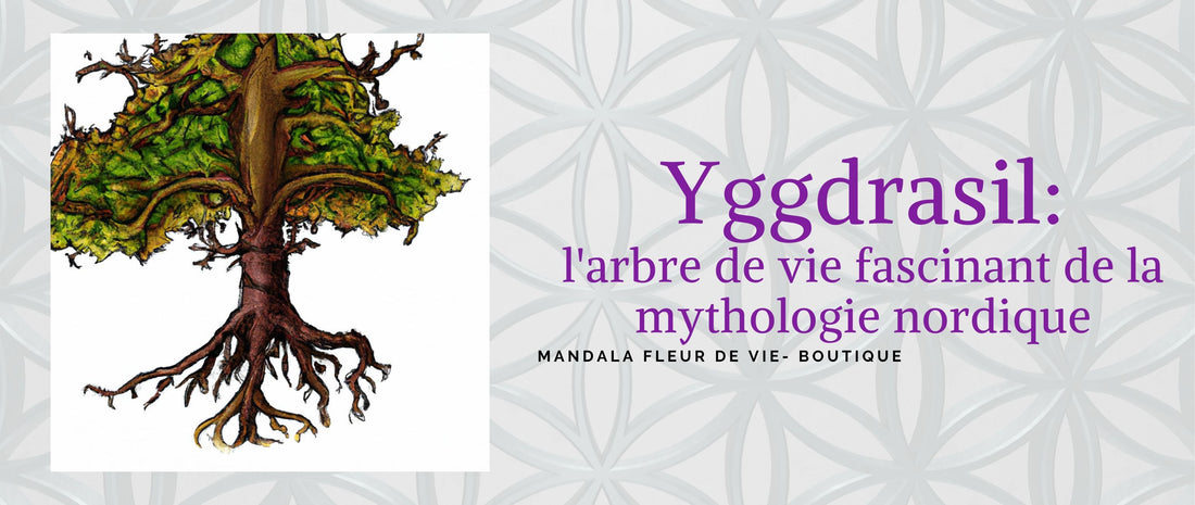 Yggdrasil : L'Arbre de Vie de la Mythologie Nordique - Mandala Fleur de vie