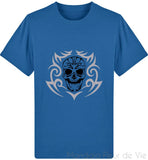 Tee Shirt Homme Mandala Skull, en coton Bio Mandala Fleur de vie