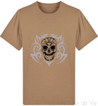 Tee Shirt Homme Mandala Skull, en coton Bio Mandala Fleur de vie