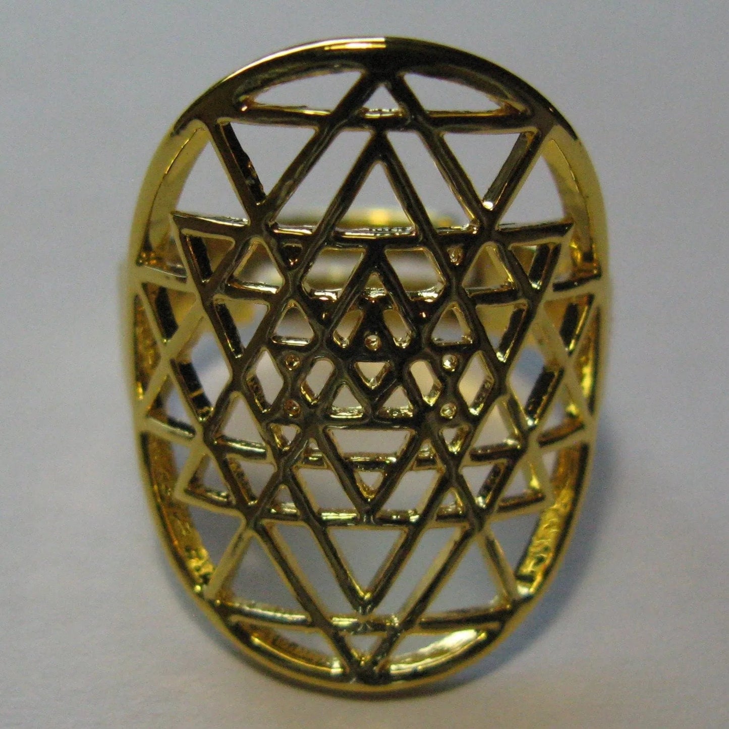 Bague Mandala Sri Yantra Mandala Fleur de vie