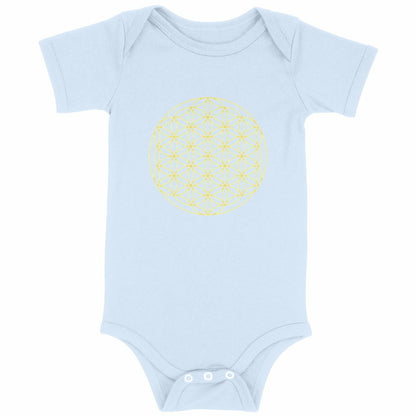 Body Bébé Fleur de Vie - face_bleu