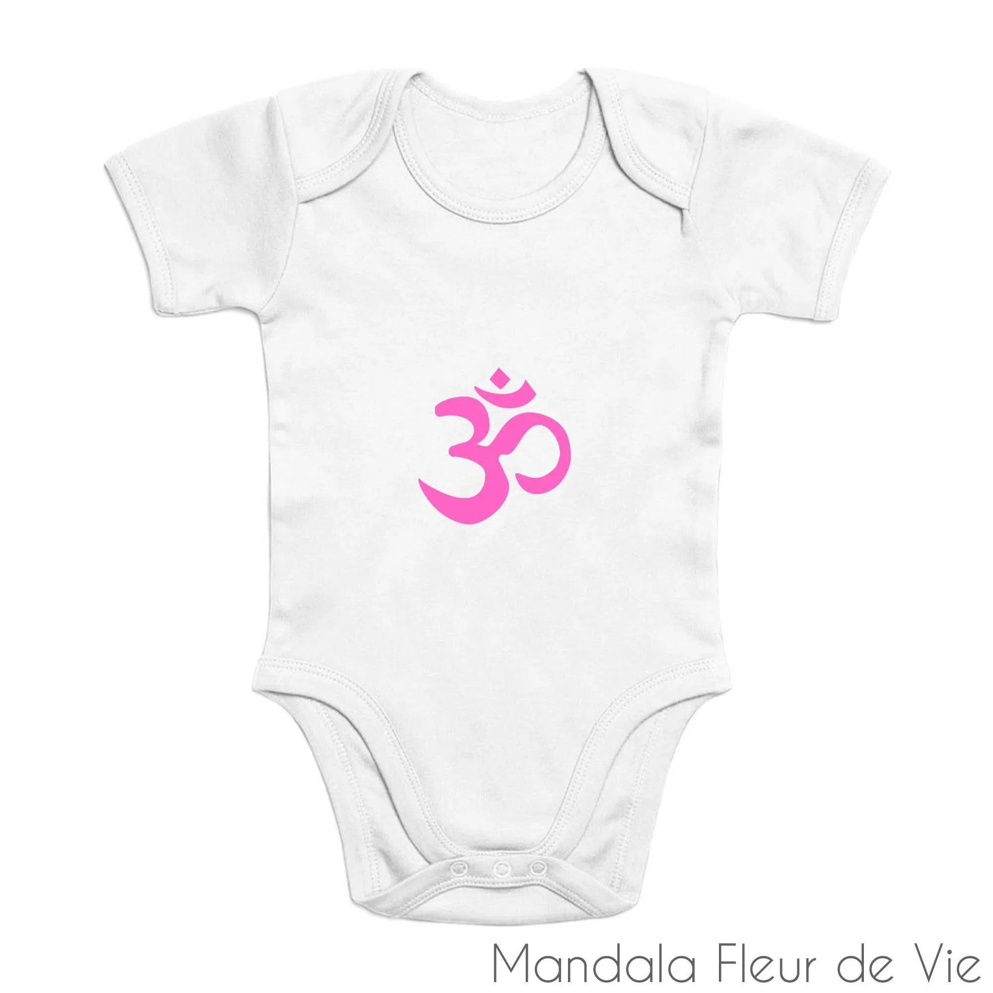 Body Bébé Mandala Om Mandala Fleur de vie