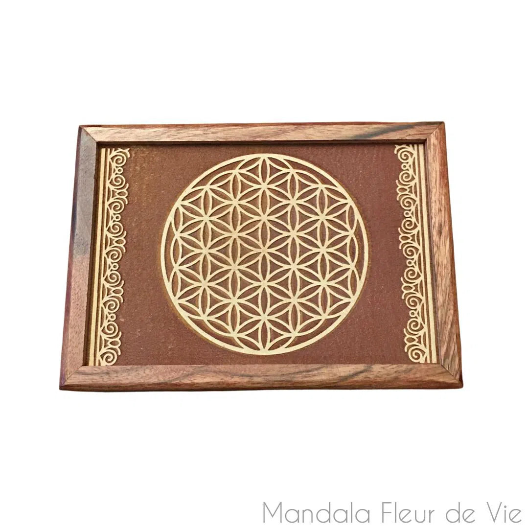 Freak Scene Mandala 4D – Grillage Décoratif Fleur De La Vie – Objet Relaxant & Hypnotique