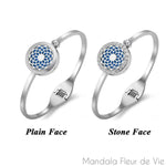 Bracelet Diffuseur d'Huile Essentielle <br> Mandala Fleur de Vie