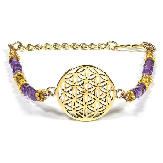 Bracelet Femme Fleur de Vie - Mandala Fleur de vie