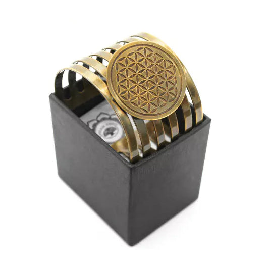 Jonc Bracelet Fleur de Vie