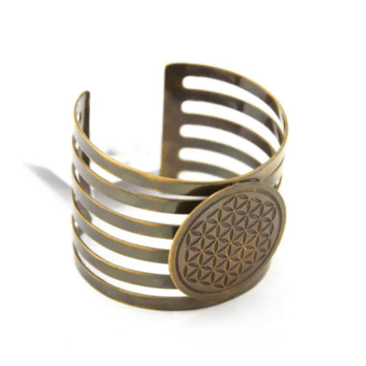 Femme Bracelet Fleur de Vie 