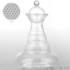 Carafe Fleur de Vie Alladin Platine -1.3L