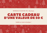 Carte Cadeau 50€ Mandala Fleur de vie