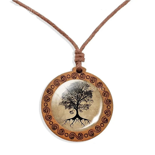 Collier Arbre de Vie Bois