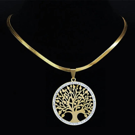 Collier Femme Arbre de Vie - Mandala Fleur de vie