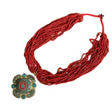 Collier Mandala Ethnique Tibetain