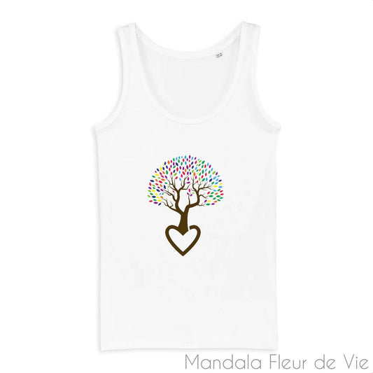 Débardeur Femme Arbre de Vie Gaia - Mandala Fleur de vie