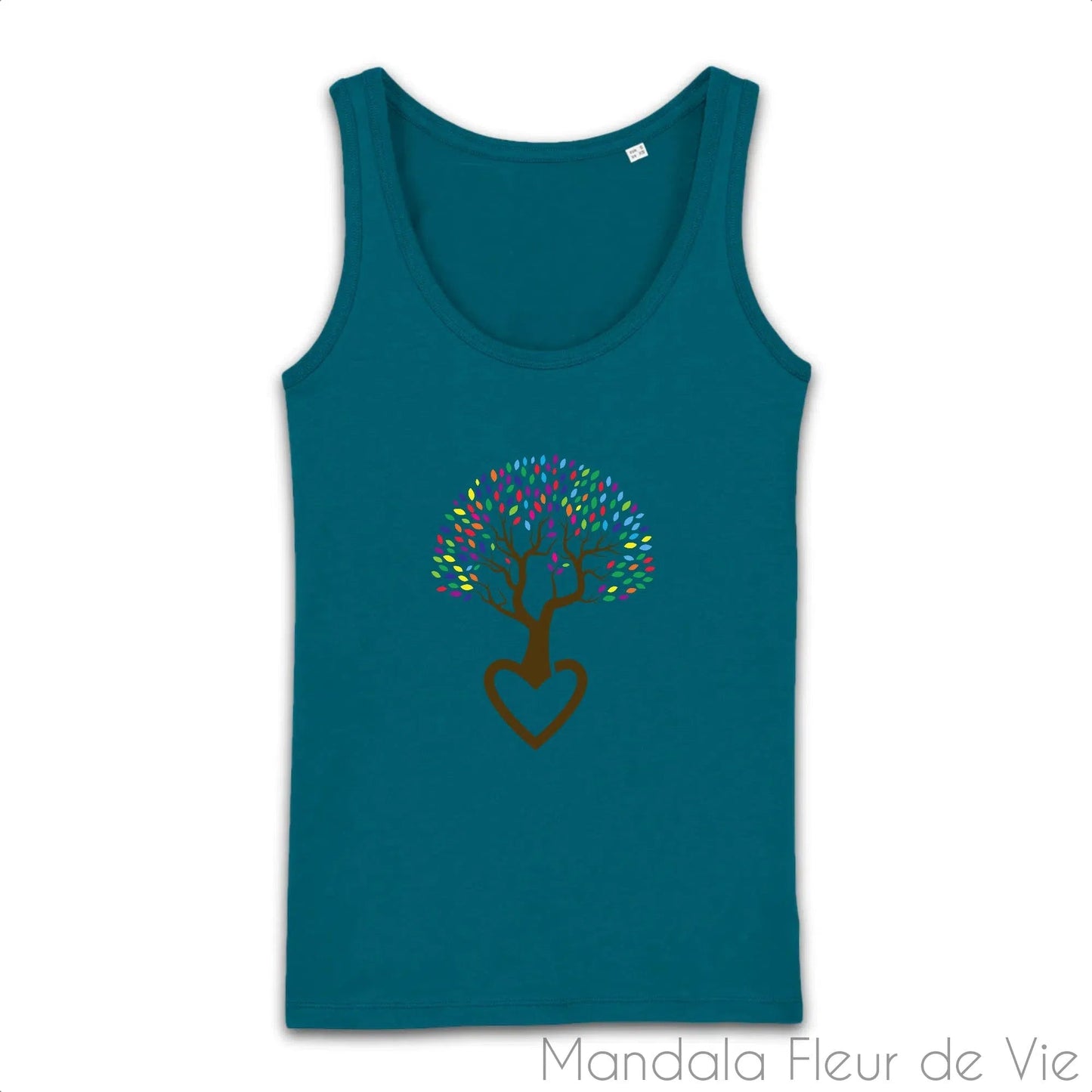 Débardeur Femme Arbre de Vie Gaia - Mandala Fleur de vie