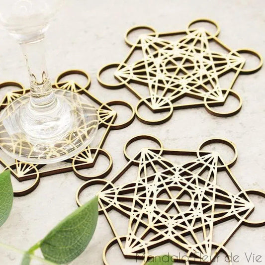 Décoration Bois Cube de Metatron
