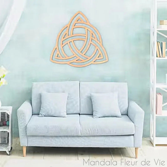 Décoration Murale Triquetra - Mandala Fleur de vie