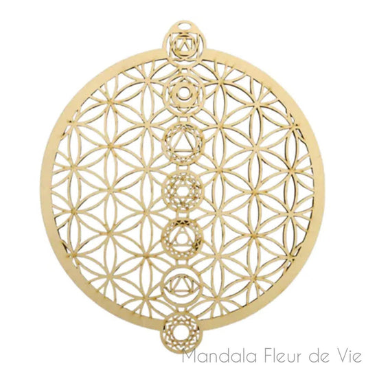 Fleur de Vie 7 Chakras - Mandala Fleur de vie