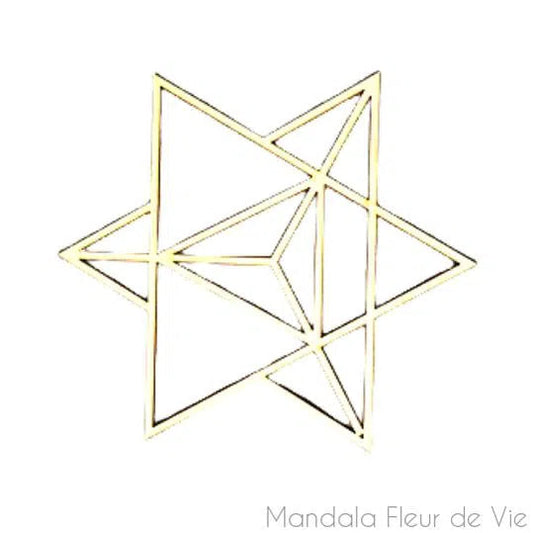 Fleur de Vie en Bois Merkaba