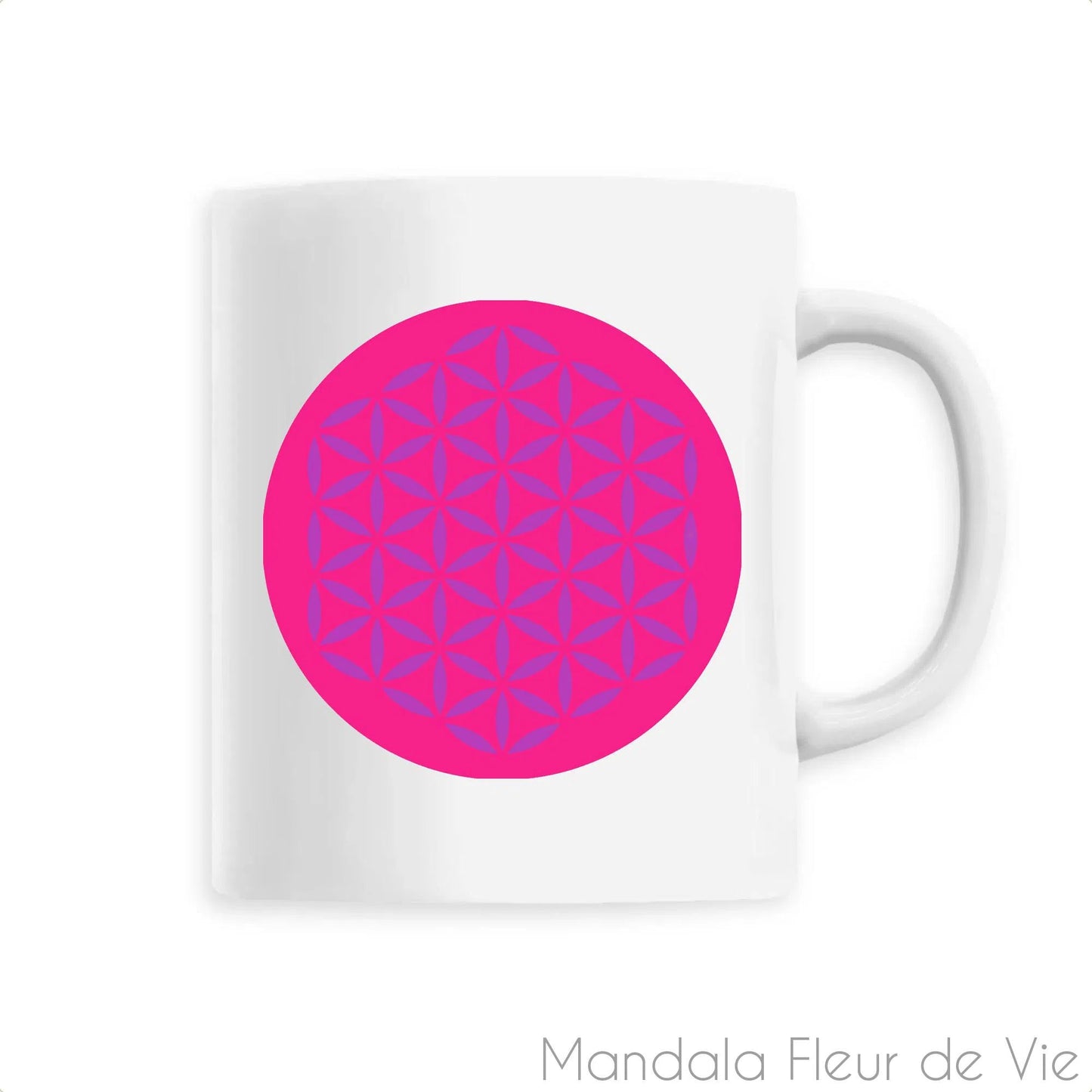 Mug Fleur de Vie Fushia/Mauve