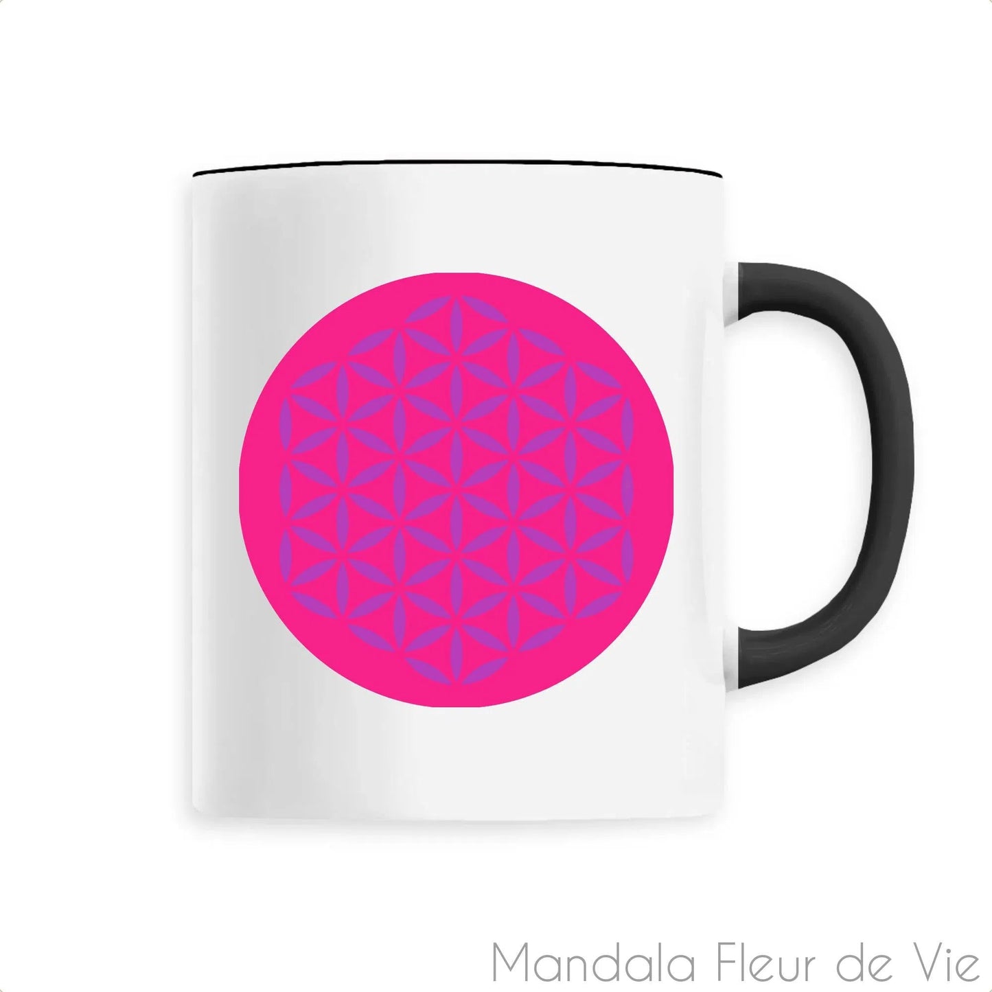 Mug Fleur de Vie Fushia/Mauve