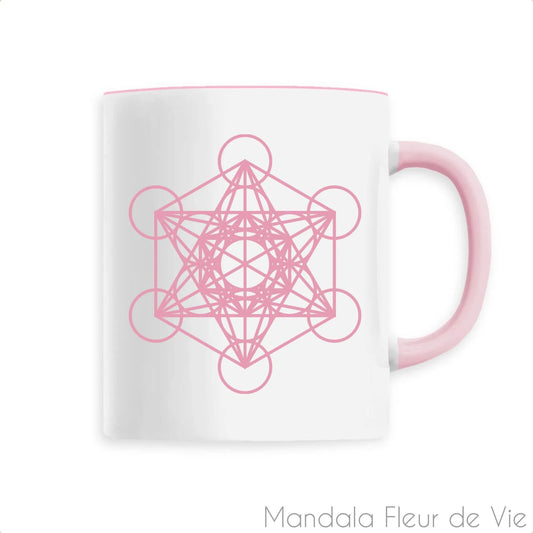 Mug Cube de Métatron Rose