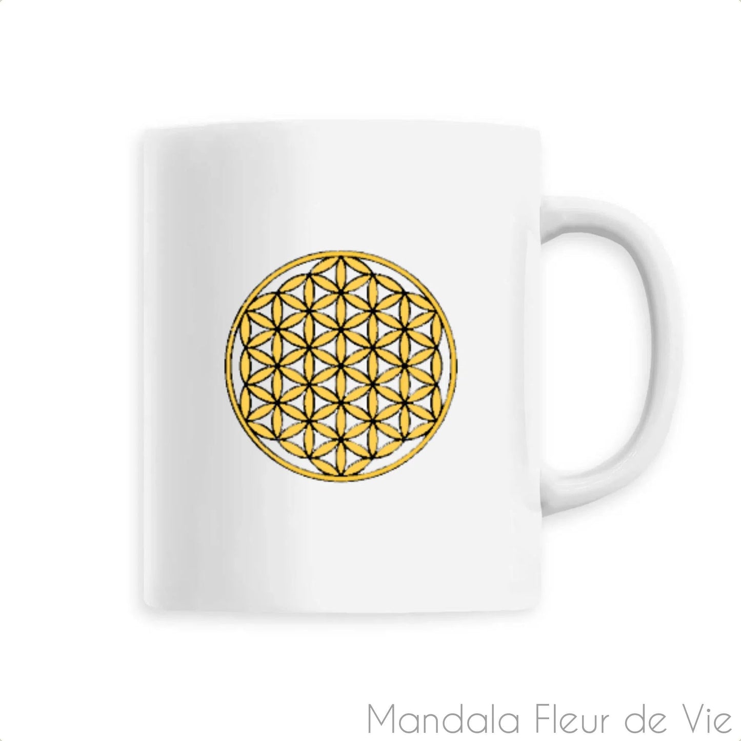 Mug Fleur de Vie Dorée