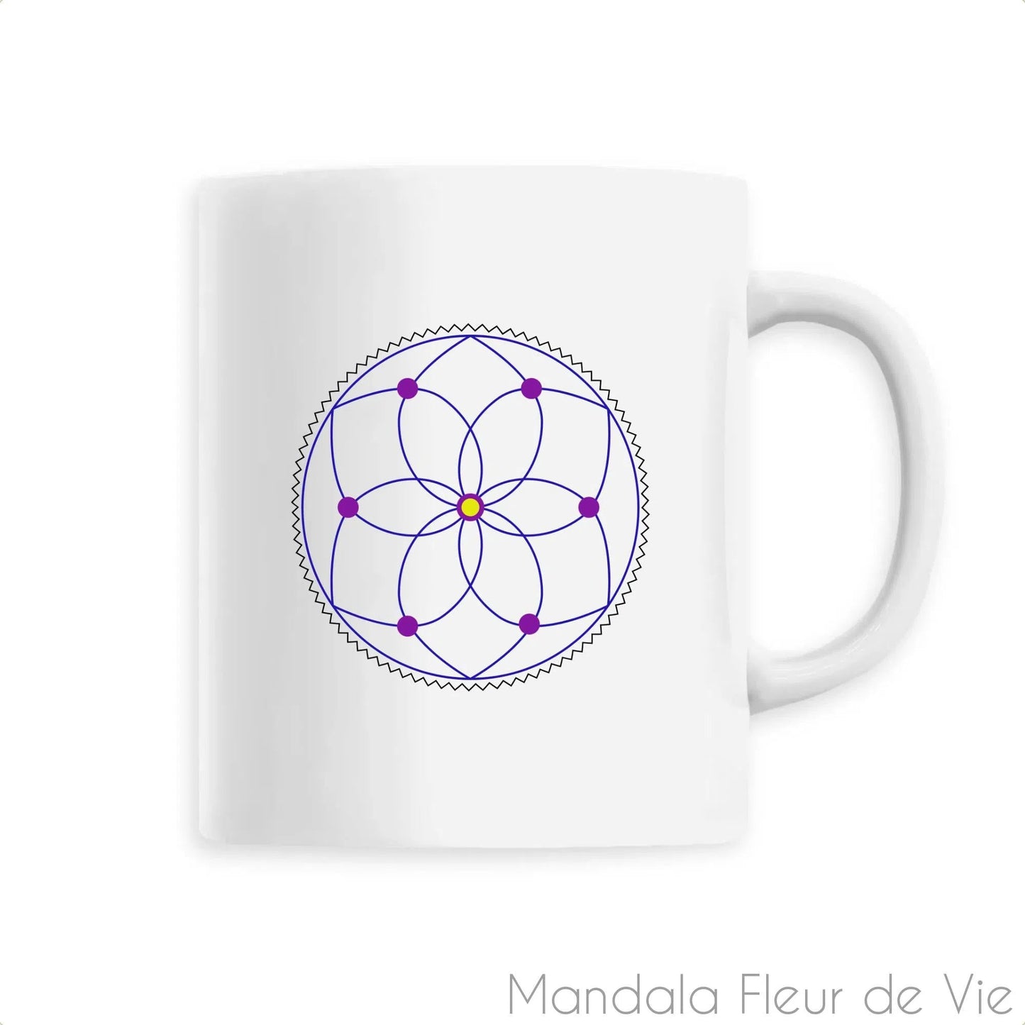 Mug Fleur de vie Lotus Germe de Vie