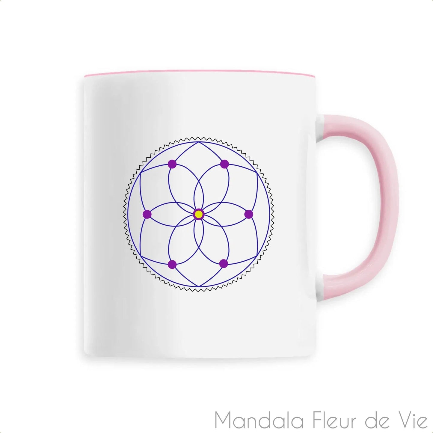 Mug Fleur de vie Lotus Germe de Vie