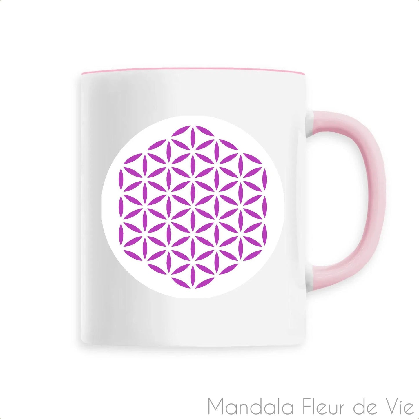 Mug Fleur de vie violette