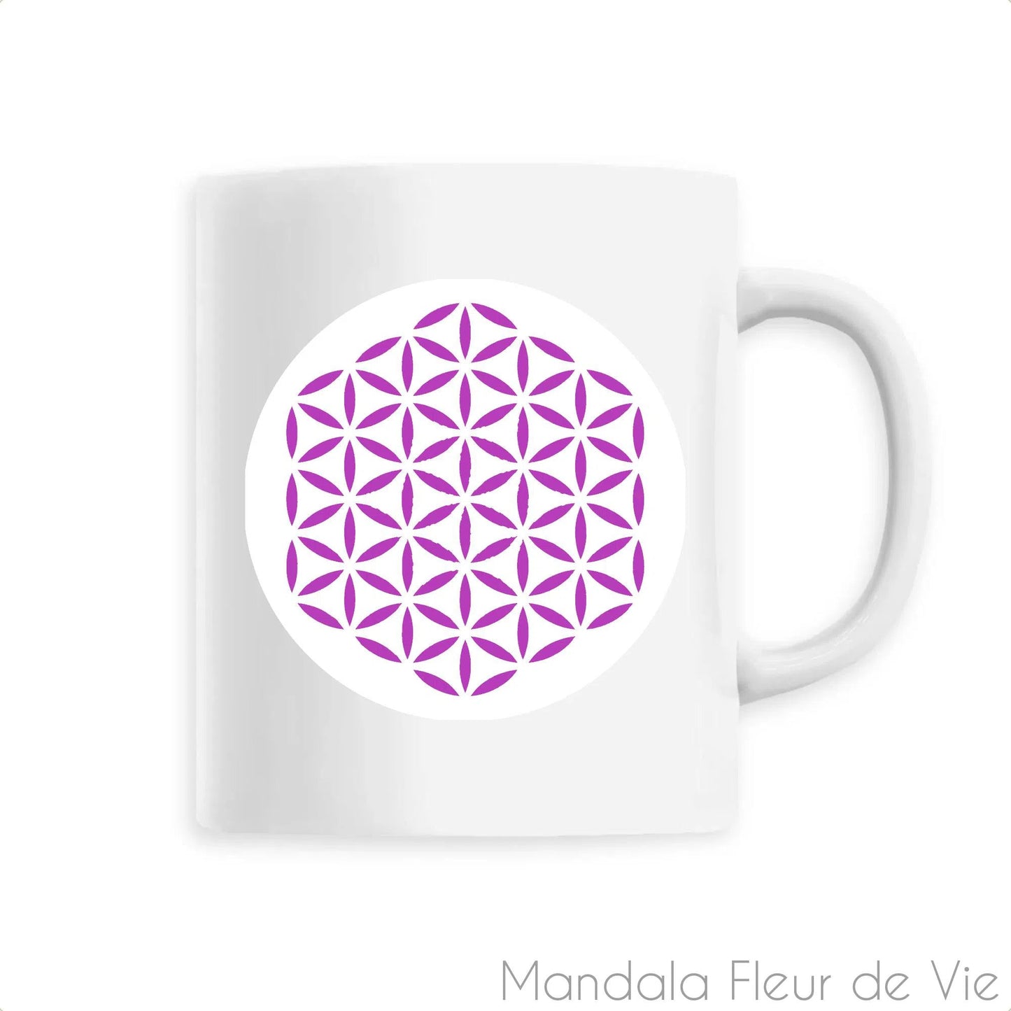 Mug Fleur de vie violette