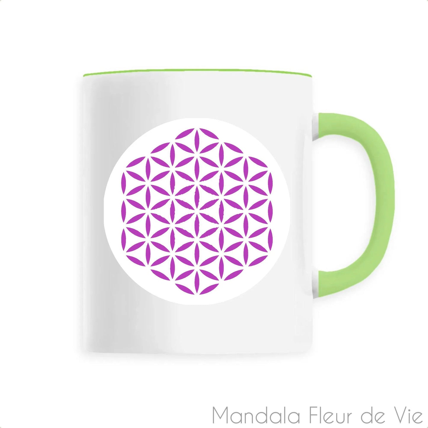 Mug Fleur de vie violette