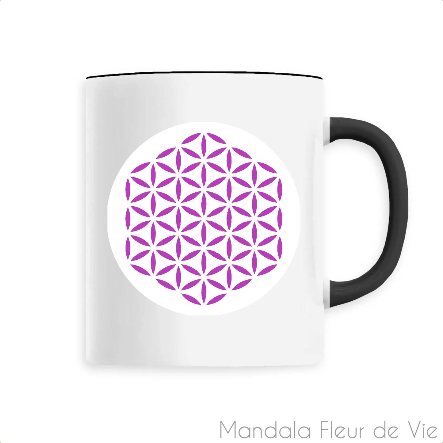 Mug Fleur de vie violette